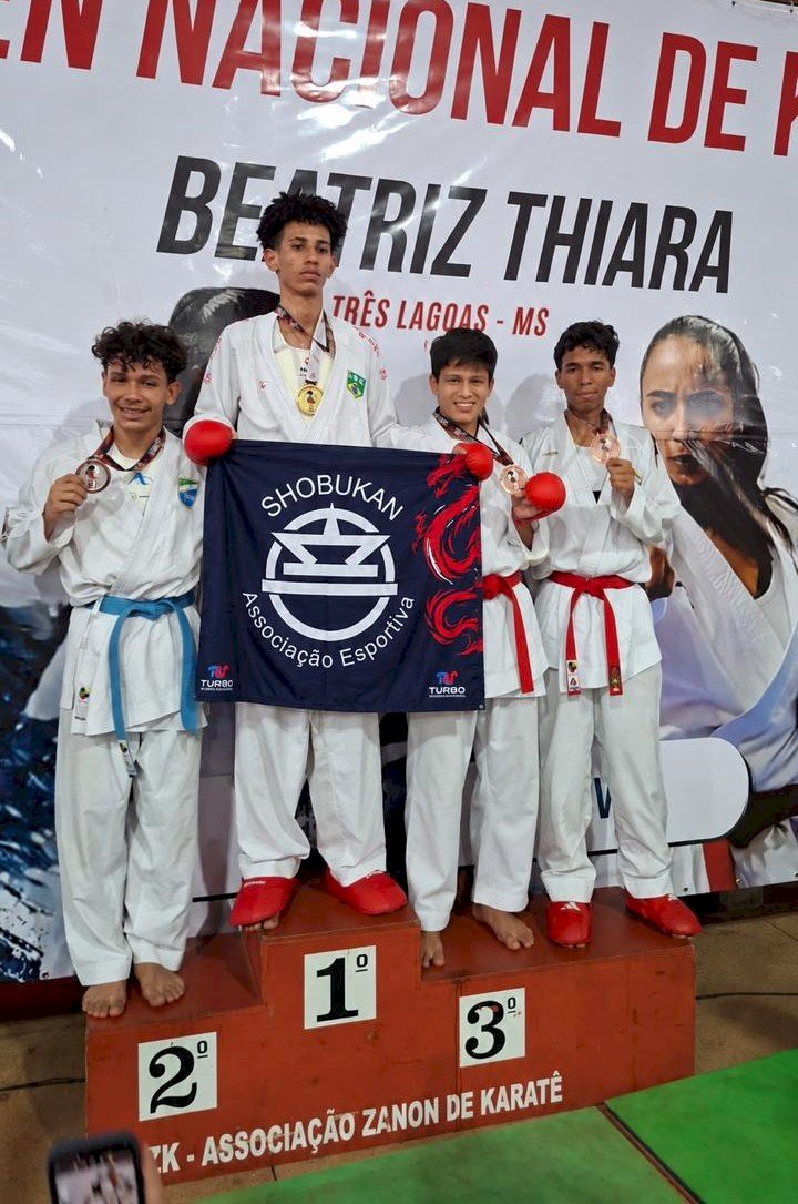 Atletas da Shobukan Batayporã e Nova Andradina conquistam medalhas no Open Nacional de Três Lagoas